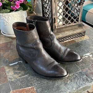 Frye Billy Gray Brown  Boots 8